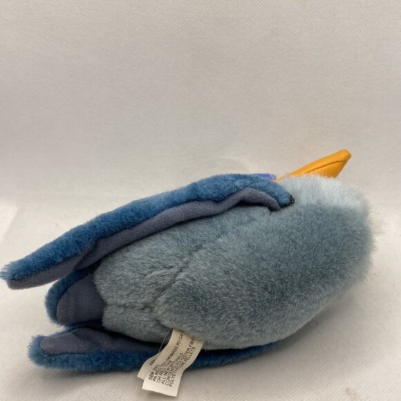 Duck Bird Plush Stuffed Animal 7” Blue White Black - Picture 4 of 12